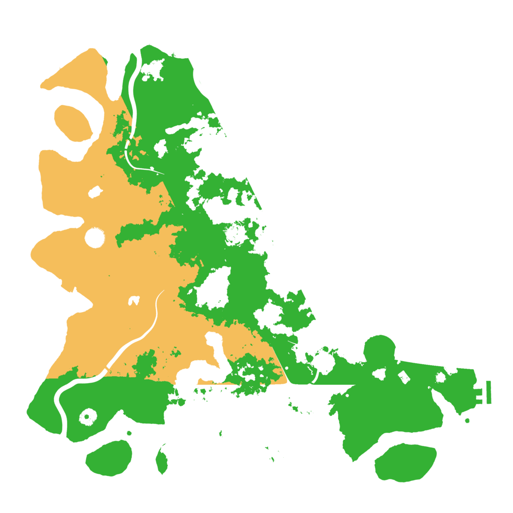 Biome Rust Map: Procedural Map, Size: 4500, Seed: 1124242324