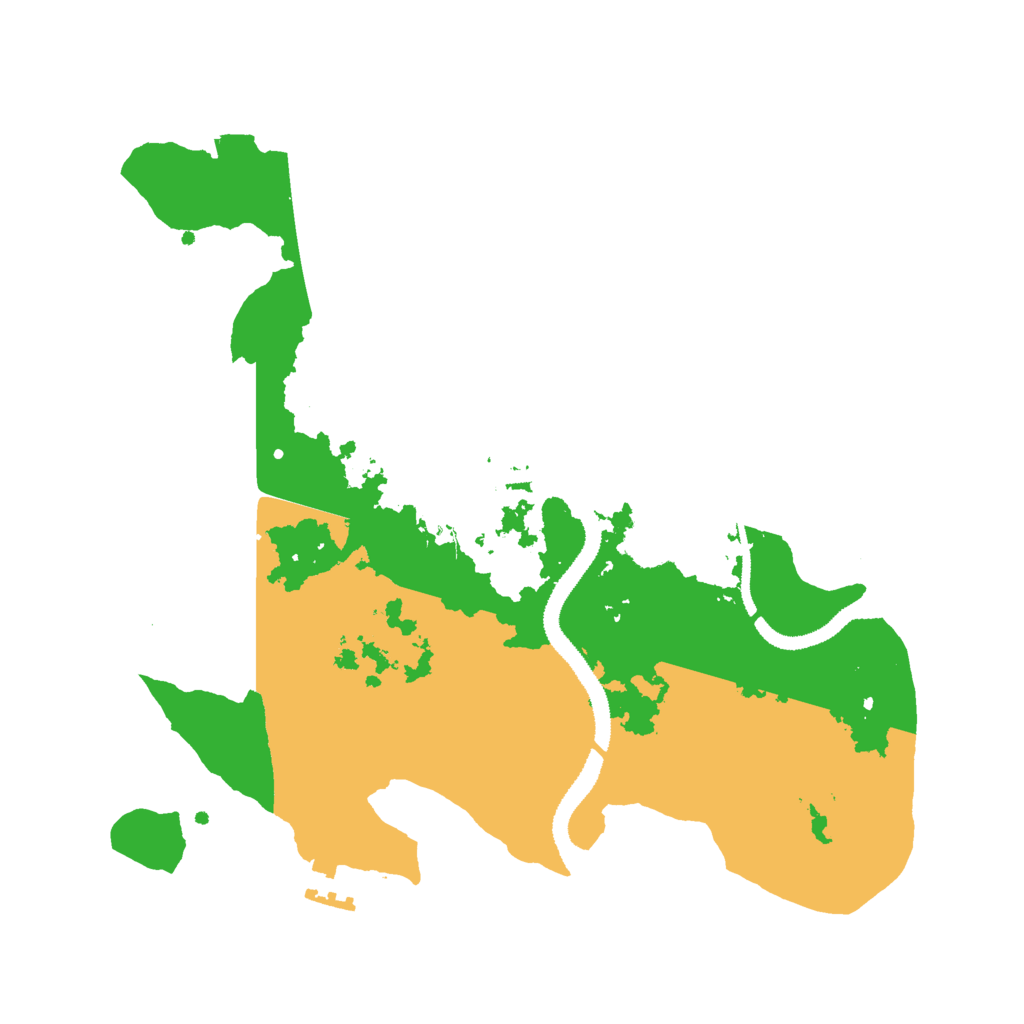 Biome Rust Map: Procedural Map, Size: 3000, Seed: 455176566