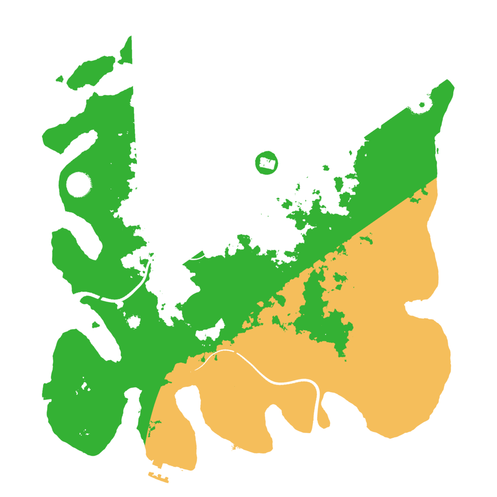 Biome Rust Map: Procedural Map, Size: 3500, Seed: 345690