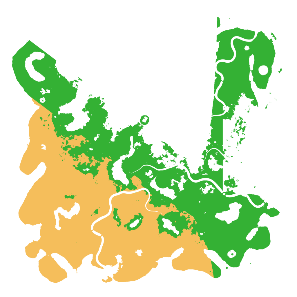 Biome Rust Map: Procedural Map, Size: 5500, Seed: 17017124