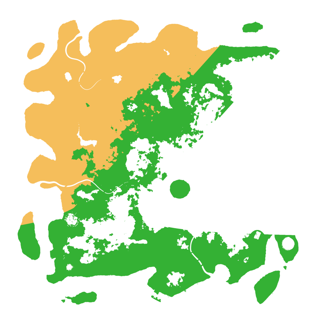 Biome Rust Map: Procedural Map, Size: 4500, Seed: 1871367960
