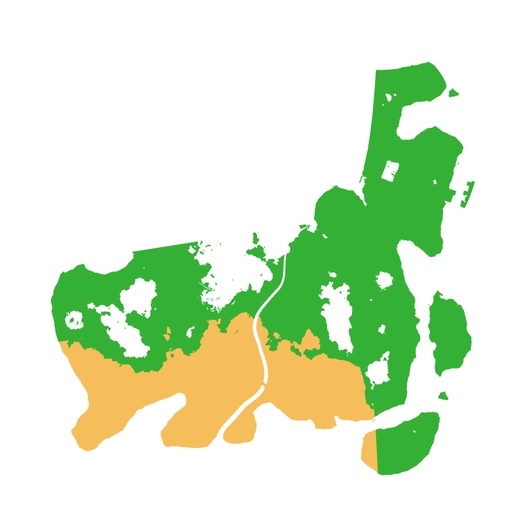 Biome Rust Map: Procedural Map, Size: 2800, Seed: 1282999789