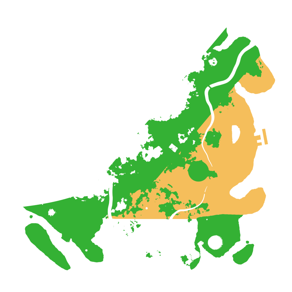 Biome Rust Map: Procedural Map, Size: 3750, Seed: 1958926002
