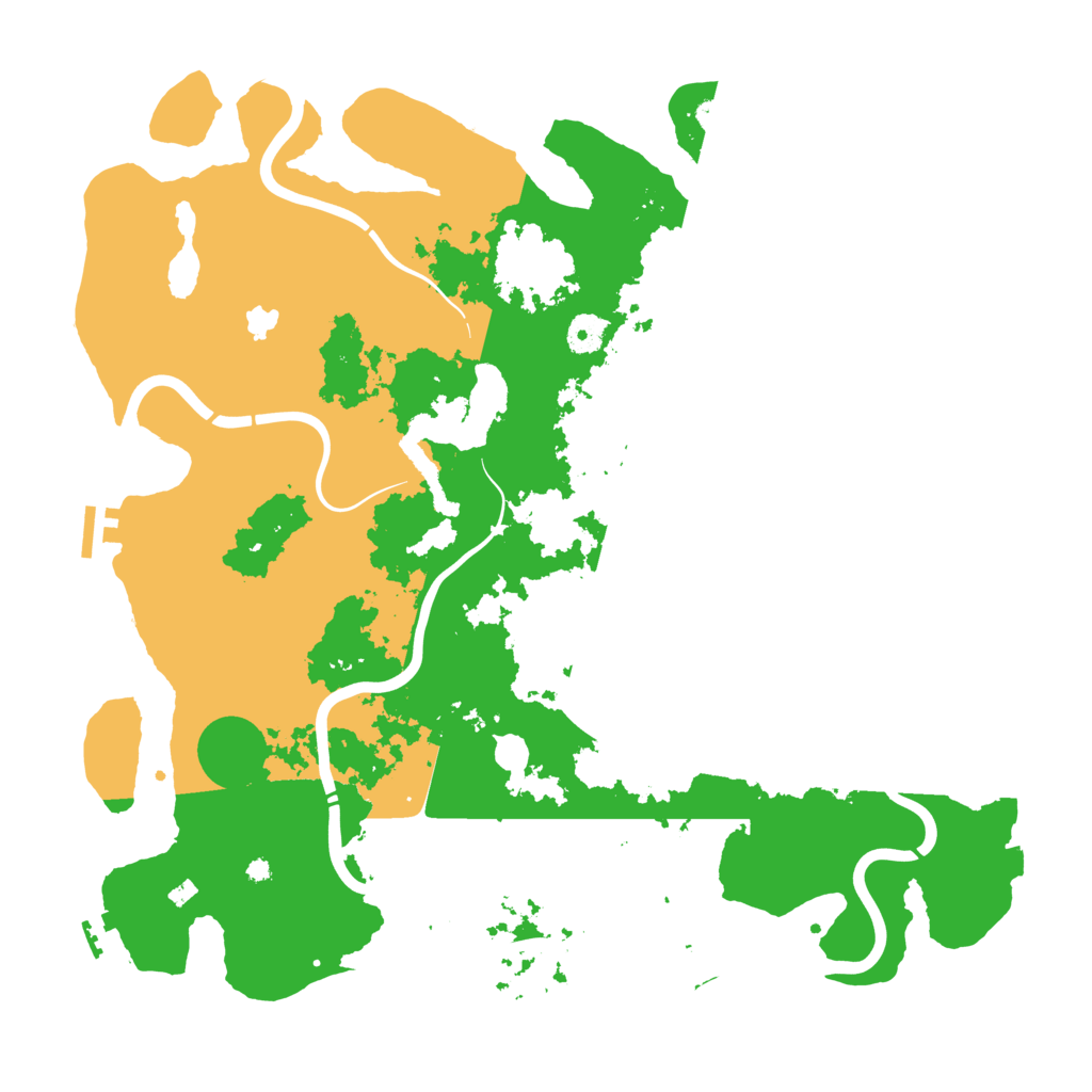 Biome Rust Map: Procedural Map, Size: 4250, Seed: 1237097649