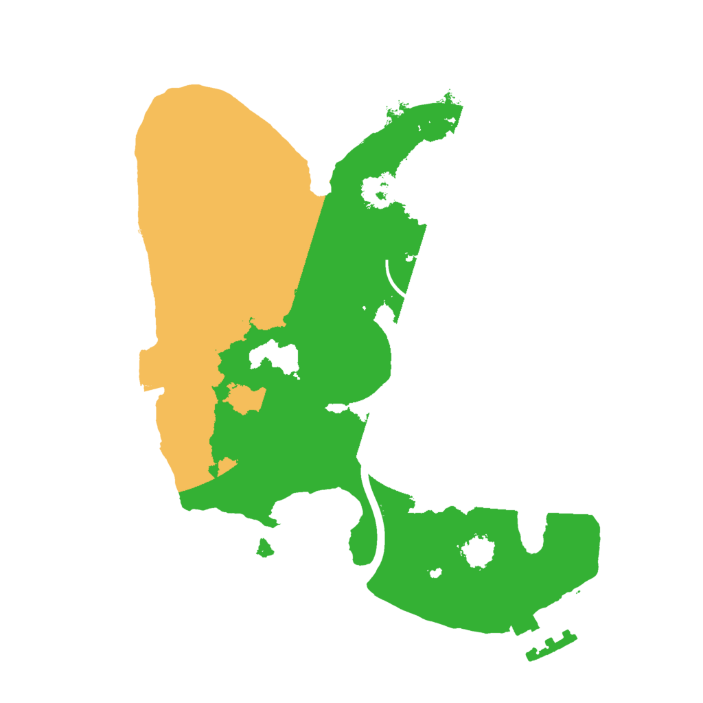 Biome Rust Map: Procedural Map, Size: 2000, Seed: 1243343546