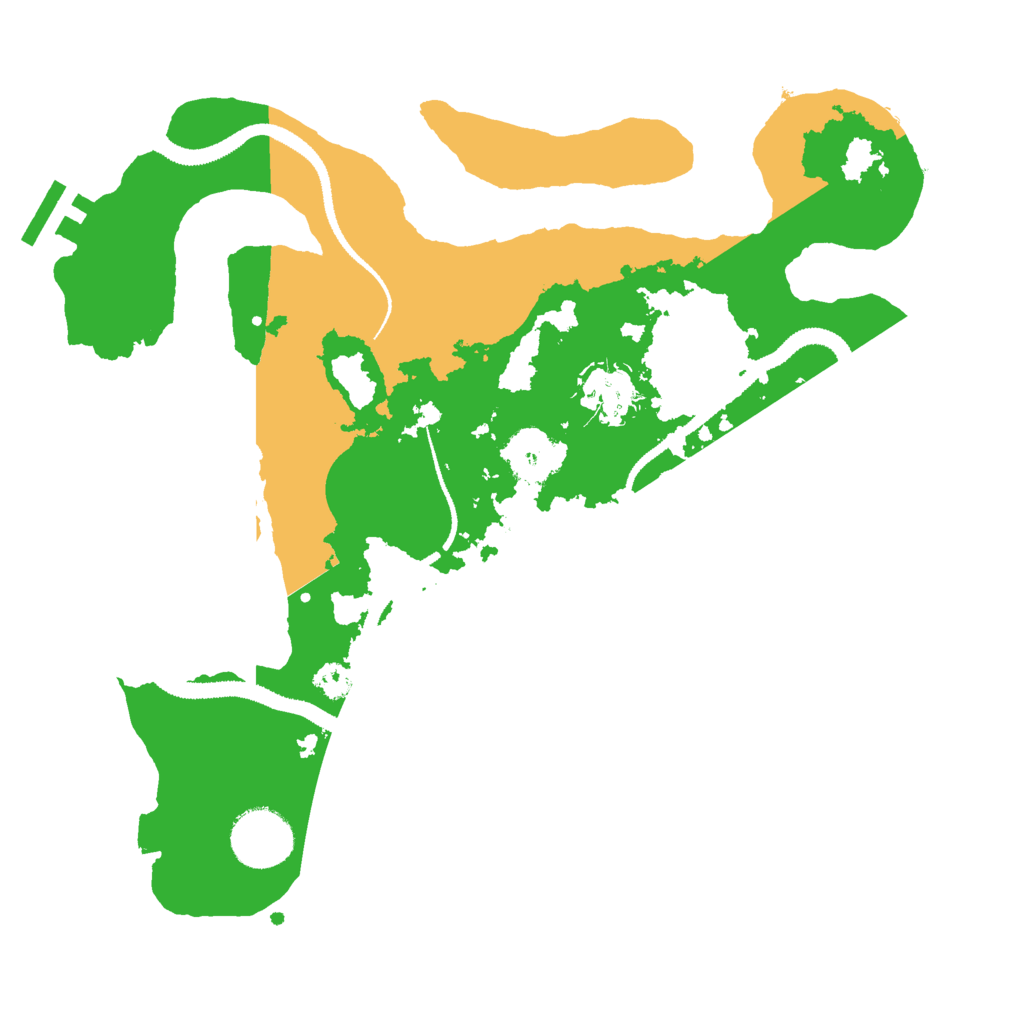 Biome Rust Map: Procedural Map, Size: 3000, Seed: 986935692