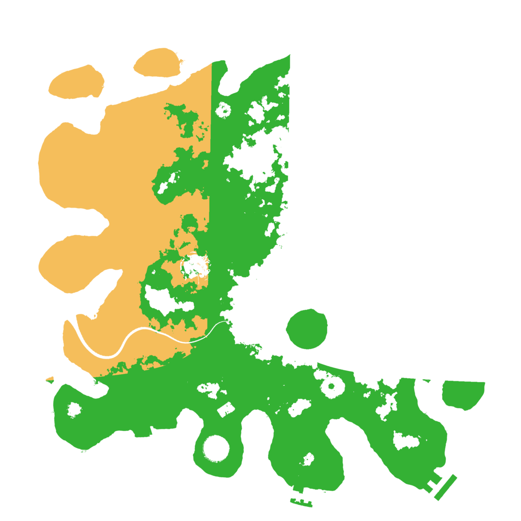 Biome Rust Map: Procedural Map, Size: 3500, Seed: 345960