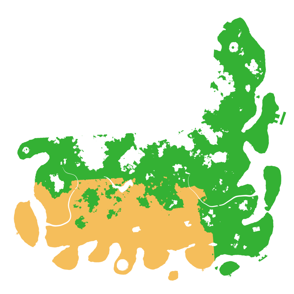 Biome Rust Map: Procedural Map, Size: 4500, Seed: 567856