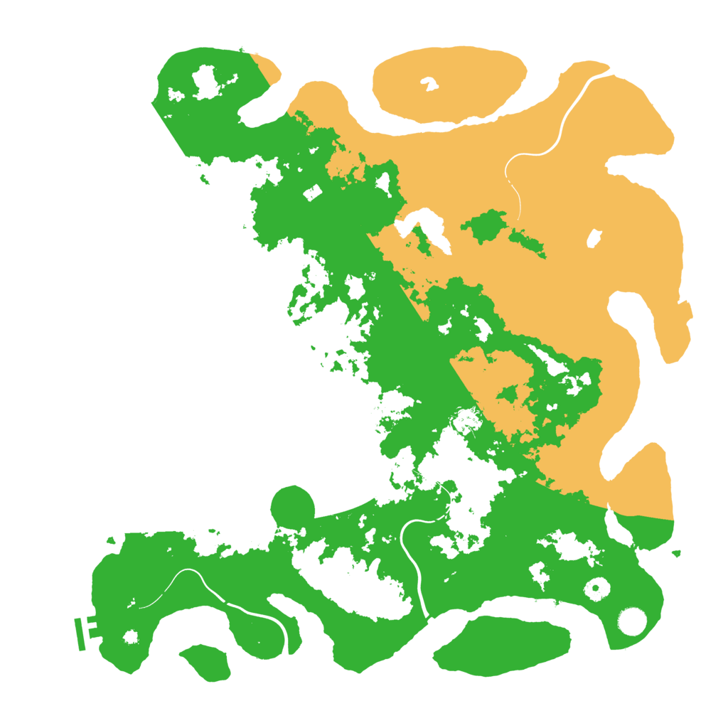 Biome Rust Map: Procedural Map, Size: 4500, Seed: 123148566