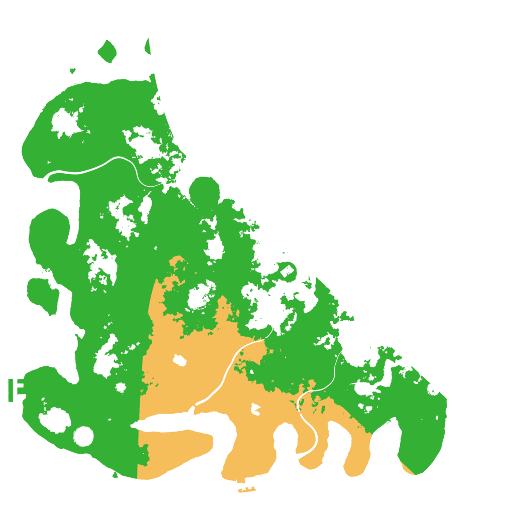 Biome Rust Map: Procedural Map, Size: 4500, Seed: 23456346
