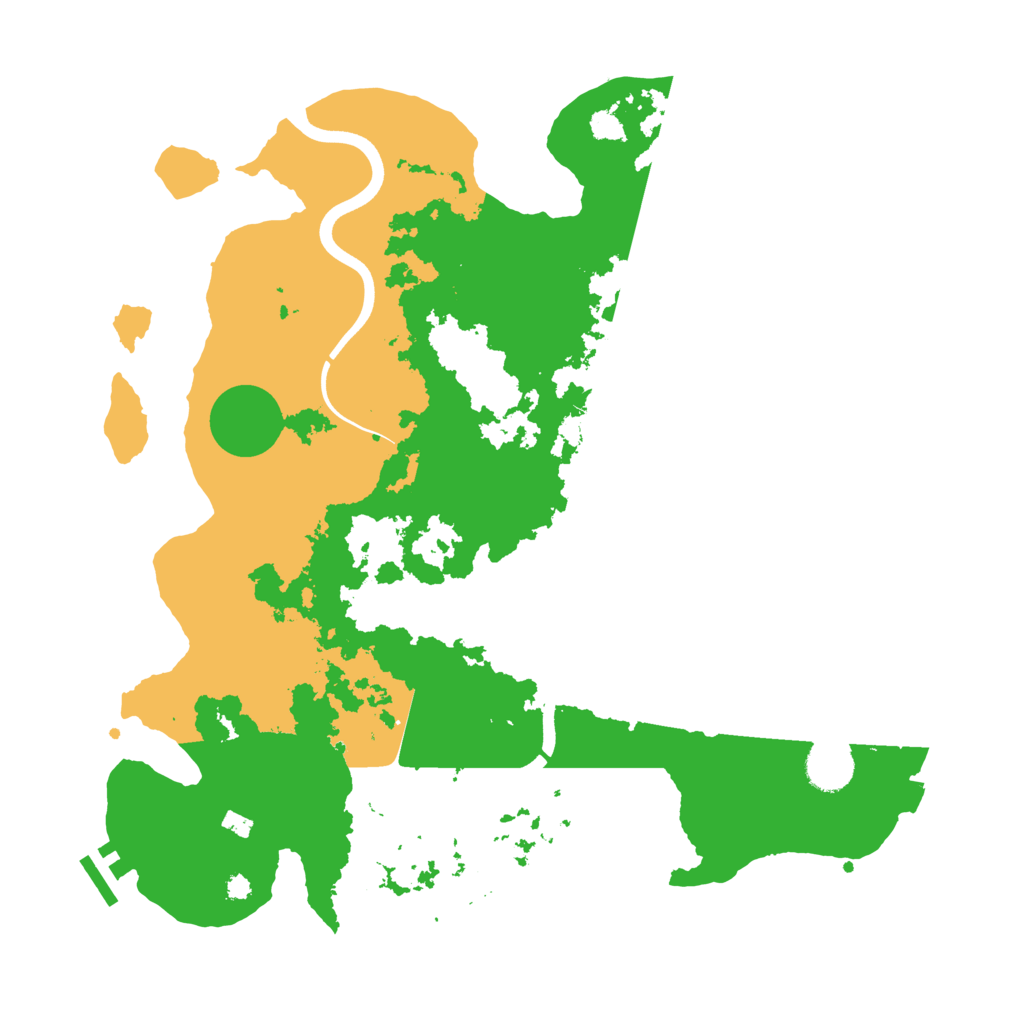 Biome Rust Map: Procedural Map, Size: 3750, Seed: 16814