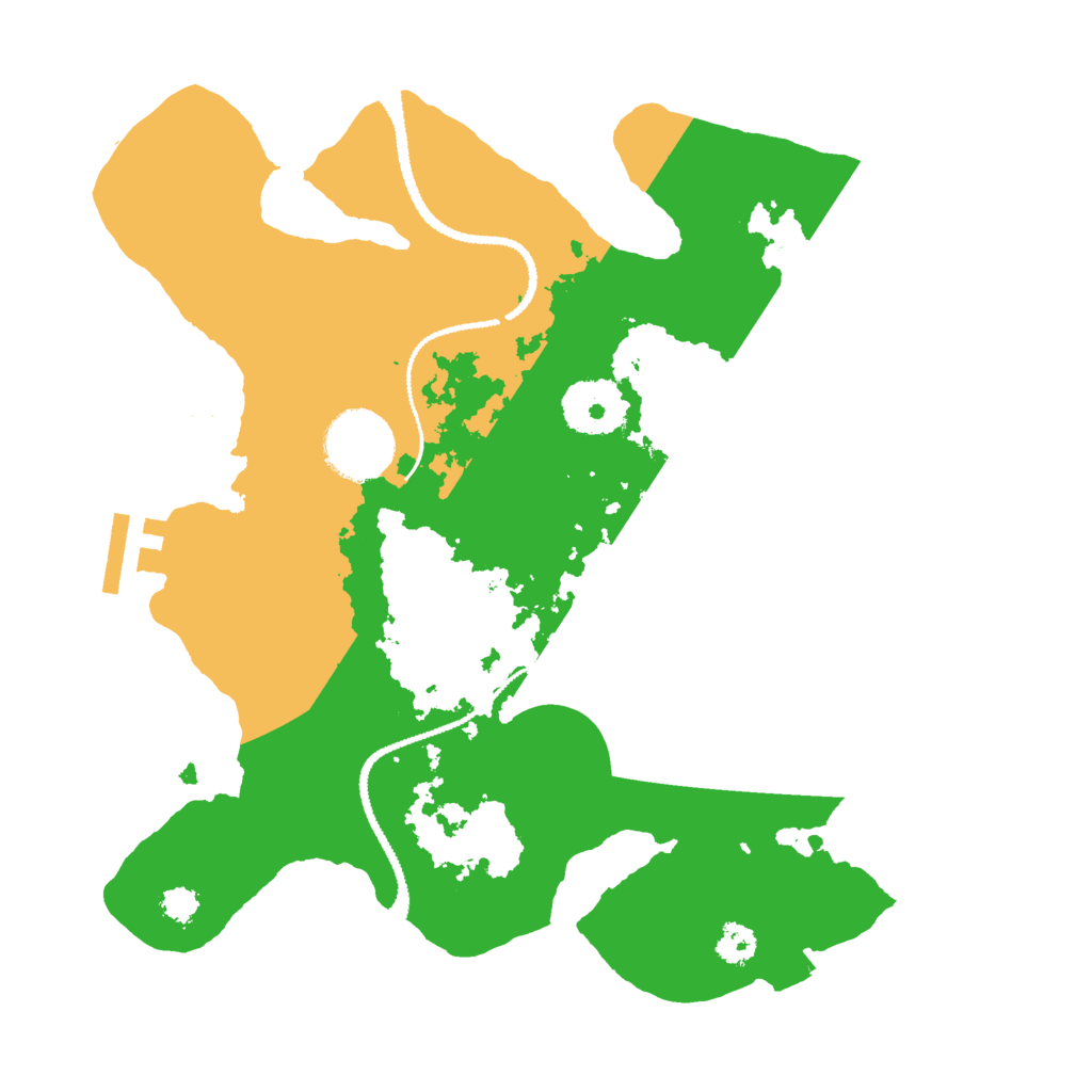Biome Rust Map: Procedural Map, Size: 2750, Seed: 598673103