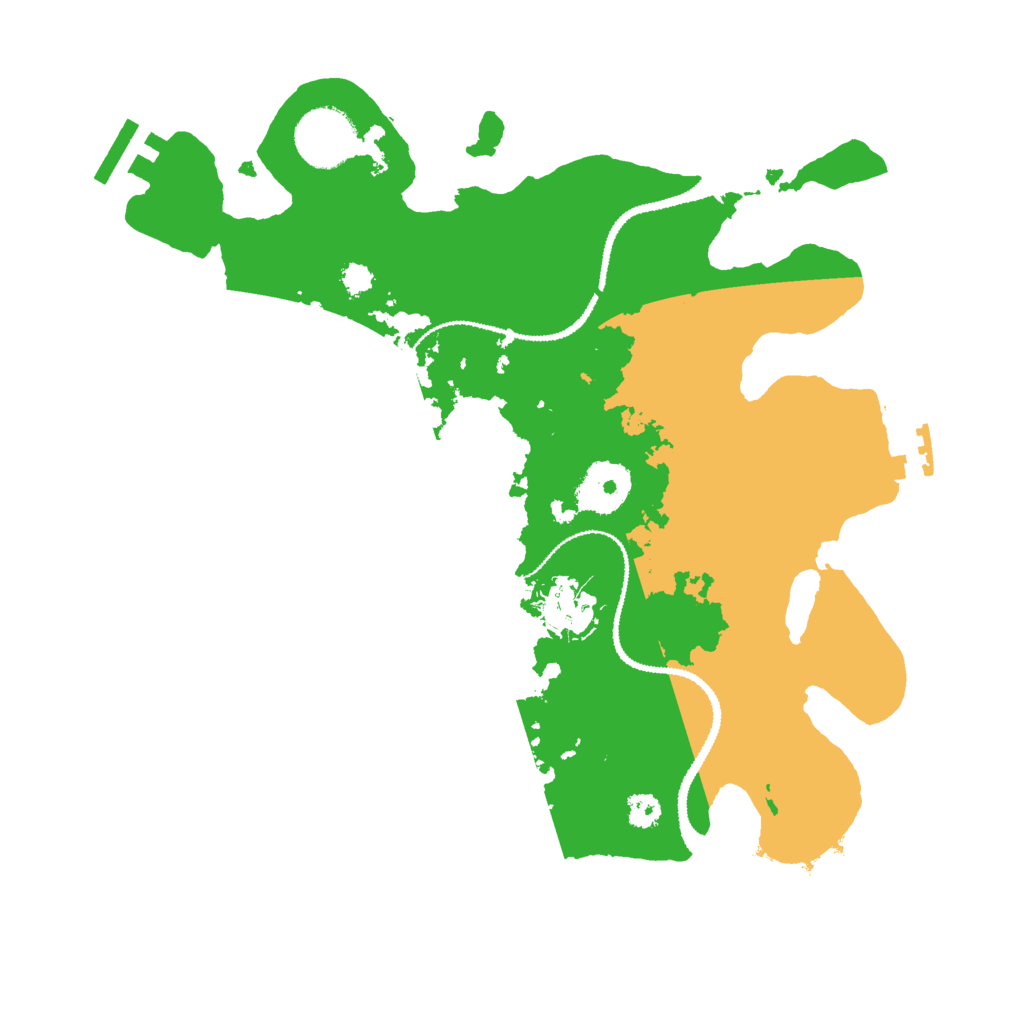 Biome Rust Map: Procedural Map, Size: 3000, Seed: 2472840