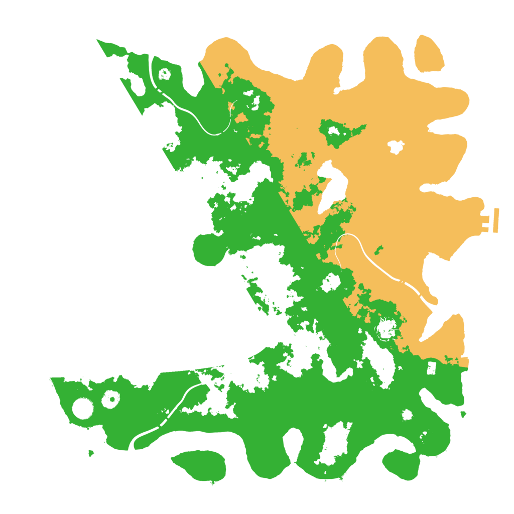 Biome Rust Map: Procedural Map, Size: 4250, Seed: 975457952