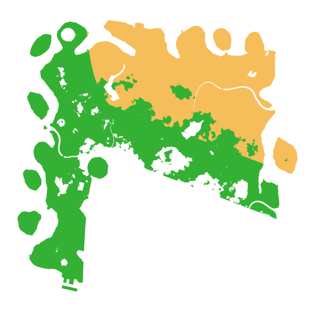 Biome Rust Map: Procedural Map, Size: 4050, Seed: 950986203