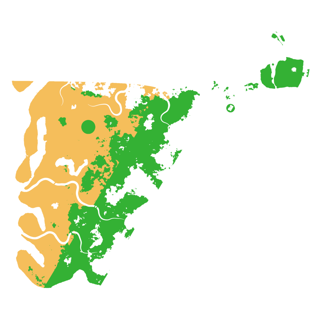 Biome Rust Map: Procedural Map, Size: 6000, Seed: 1951