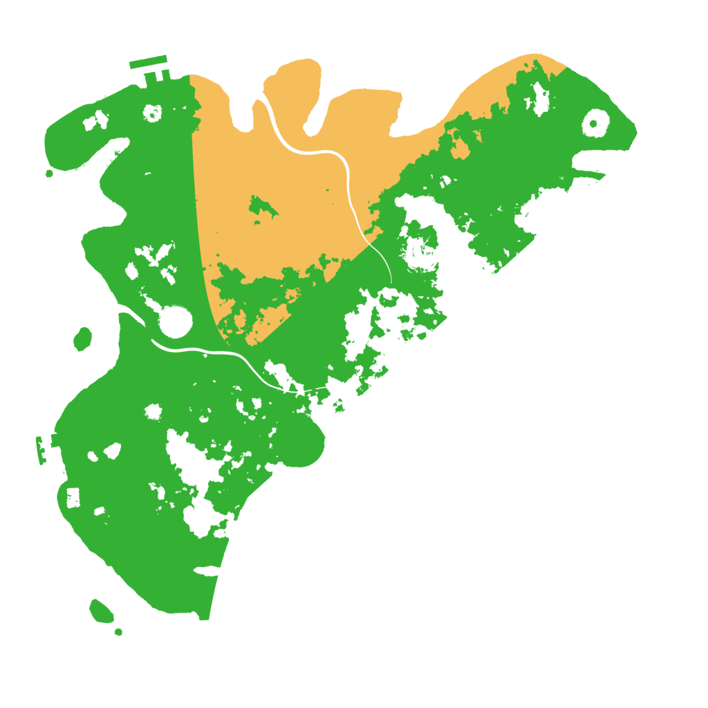 Biome Rust Map: Procedural Map, Size: 3800, Seed: 653