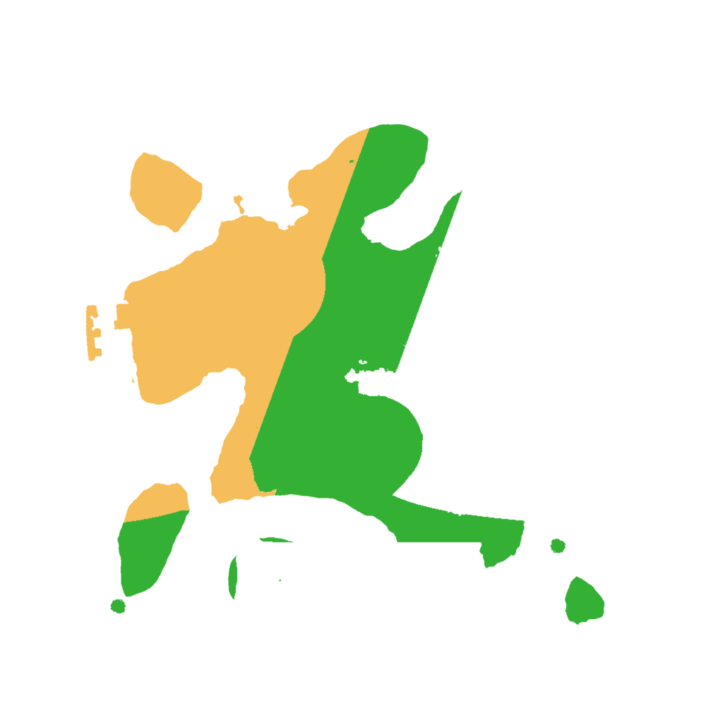 Biome Rust Map: Procedural Map, Size: 2000, Seed: 1108171833