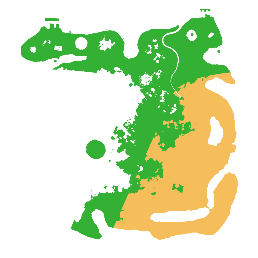 Biome Rust Map: Procedural Map, Size: 3700, Seed: 1325034541