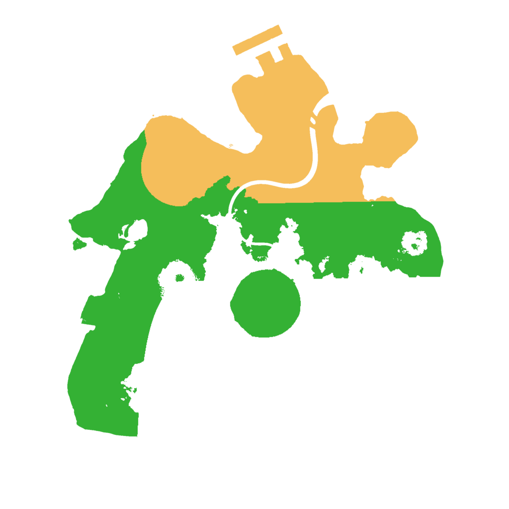 Biome Rust Map: Procedural Map, Size: 2000, Seed: 1446062940