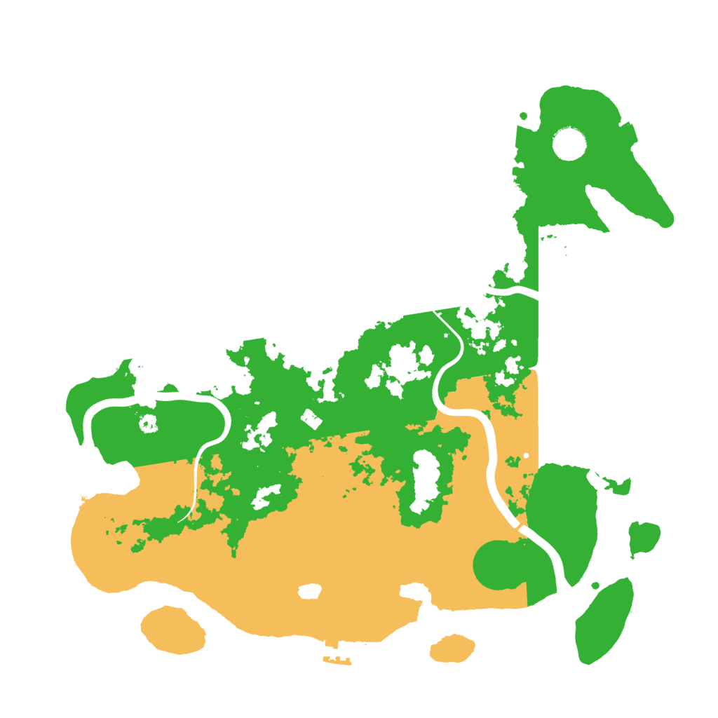 Biome Rust Map: Procedural Map, Size: 3800, Seed: 123000