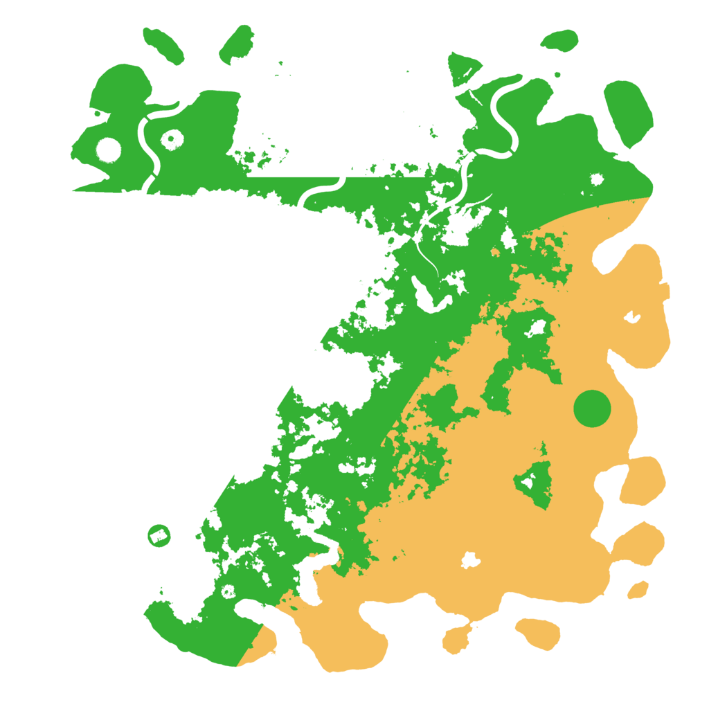 Biome Rust Map: Procedural Map, Size: 5000, Seed: 558700394