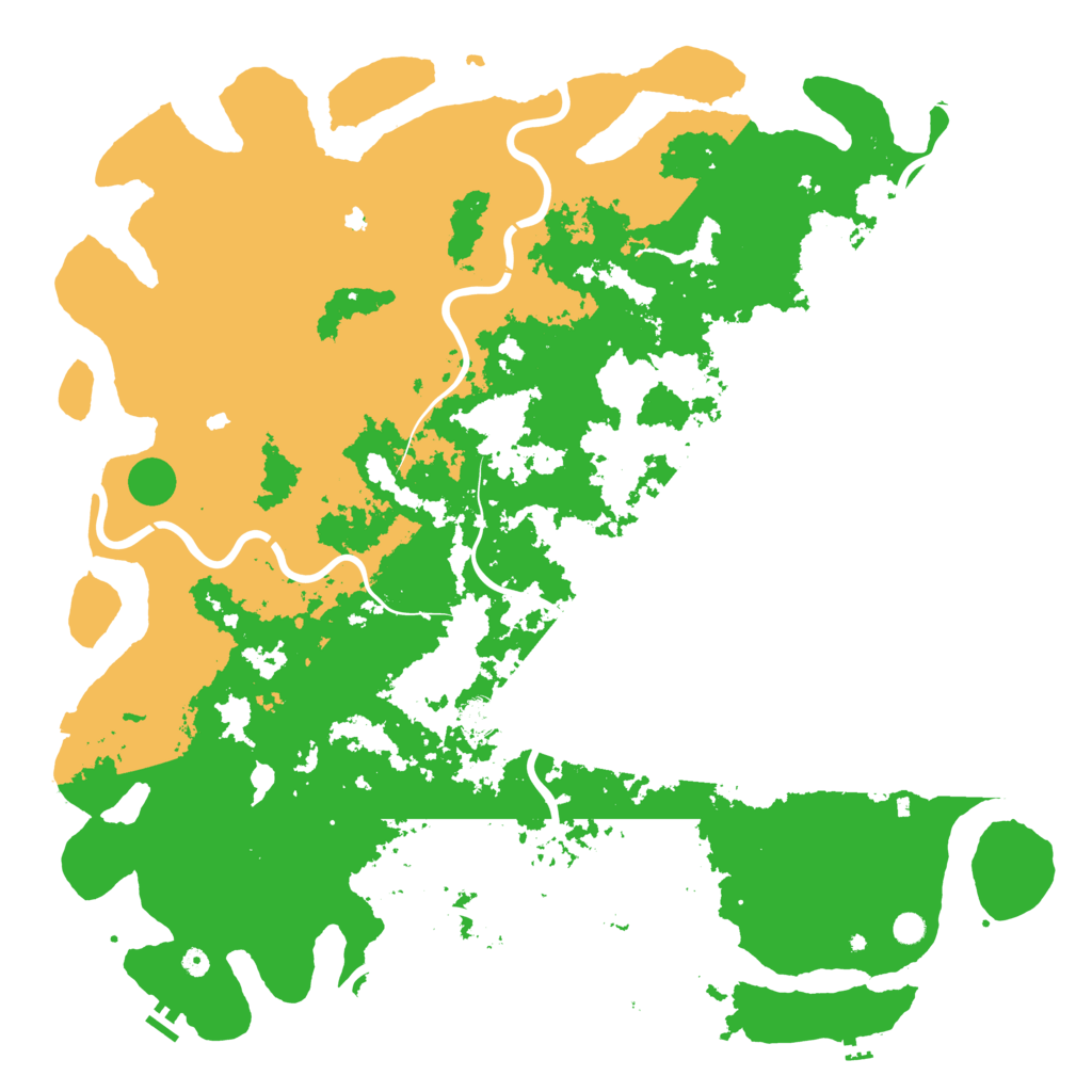 Biome Rust Map: Procedural Map, Size: 6000, Seed: 702178268