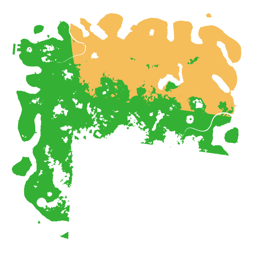 Biome Rust Map: Procedural Map, Size: 4800, Seed: 917321325