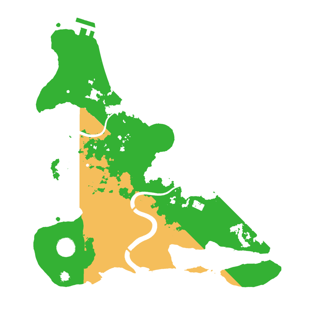 Biome Rust Map: Procedural Map, Size: 3000, Seed: 1469951454