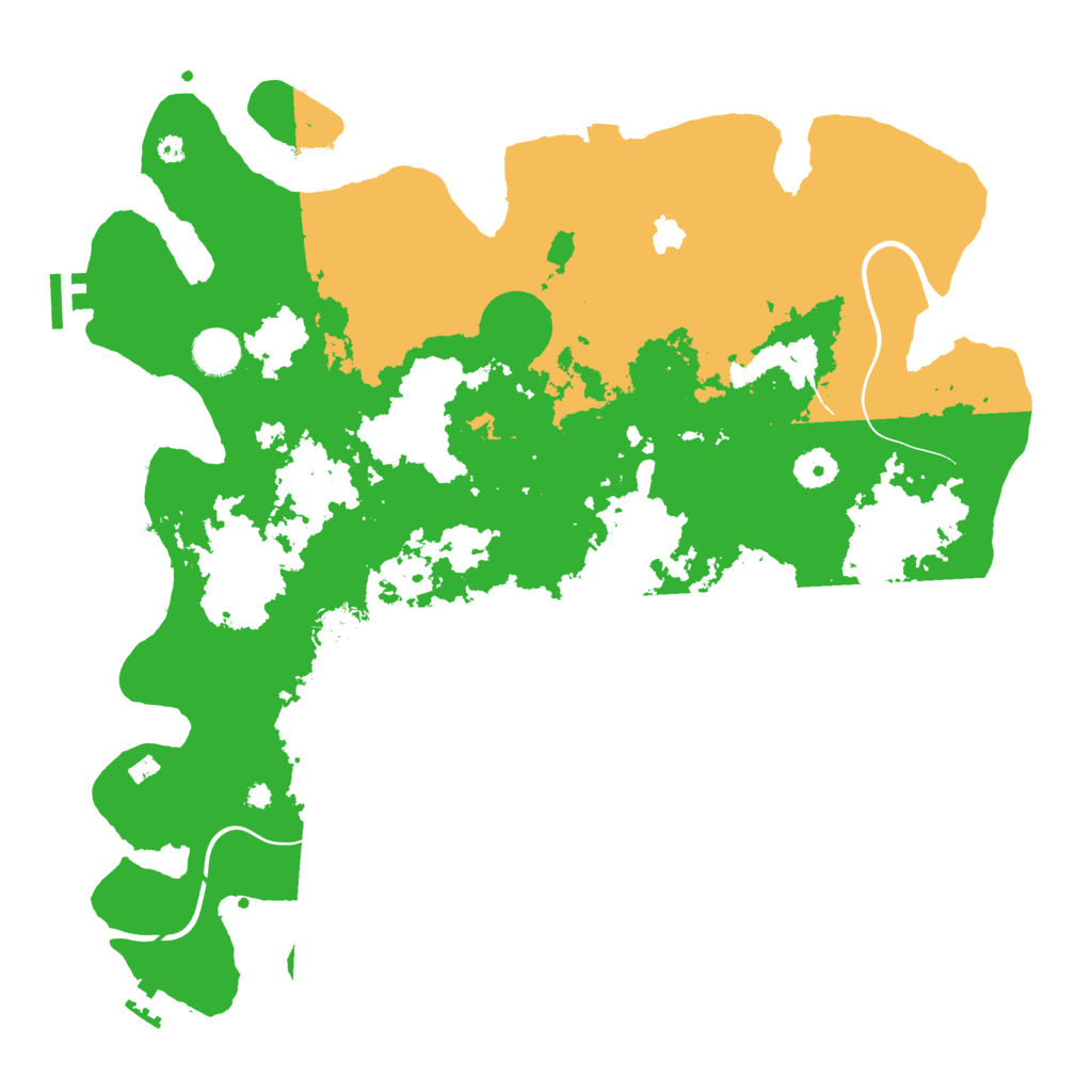 Biome Rust Map: Procedural Map, Size: 4000, Seed: 687142268