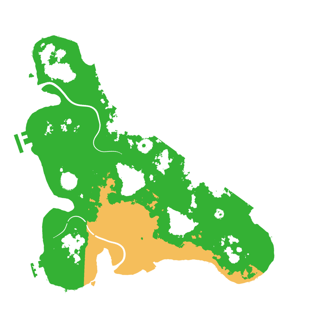 Biome Rust Map: Procedural Map, Size: 3300, Seed: 128316442