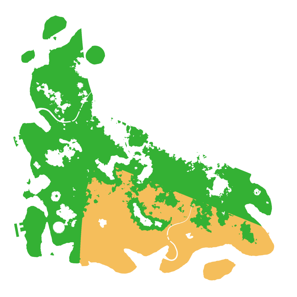 Biome Rust Map: Procedural Map, Size: 4500, Seed: 145698