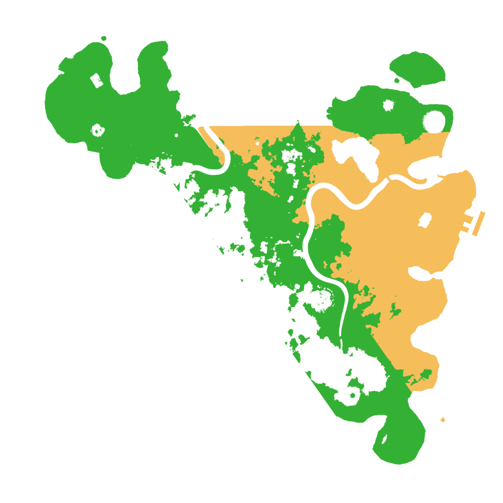 Biome Rust Map: Procedural Map, Size: 4000, Seed: 6760