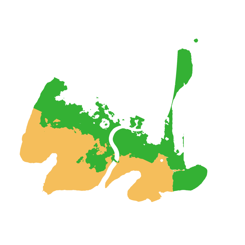 Biome Rust Map: Procedural Map, Size: 2500, Seed: 9864546