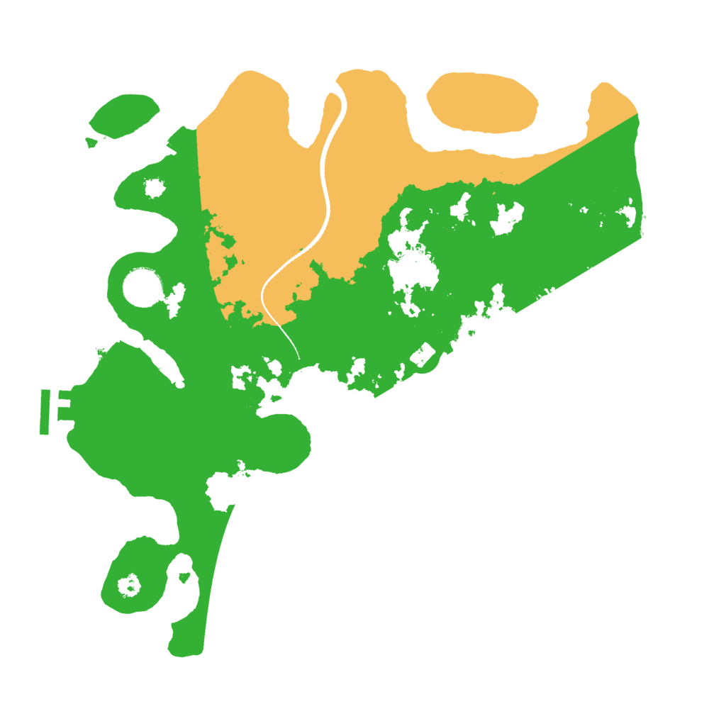 Biome Rust Map: Procedural Map, Size: 3250, Seed: 333070276