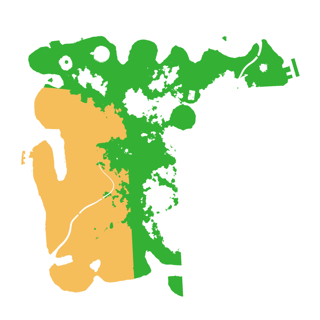 Biome Rust Map: Procedural Map, Size: 3500, Seed: 1455238156