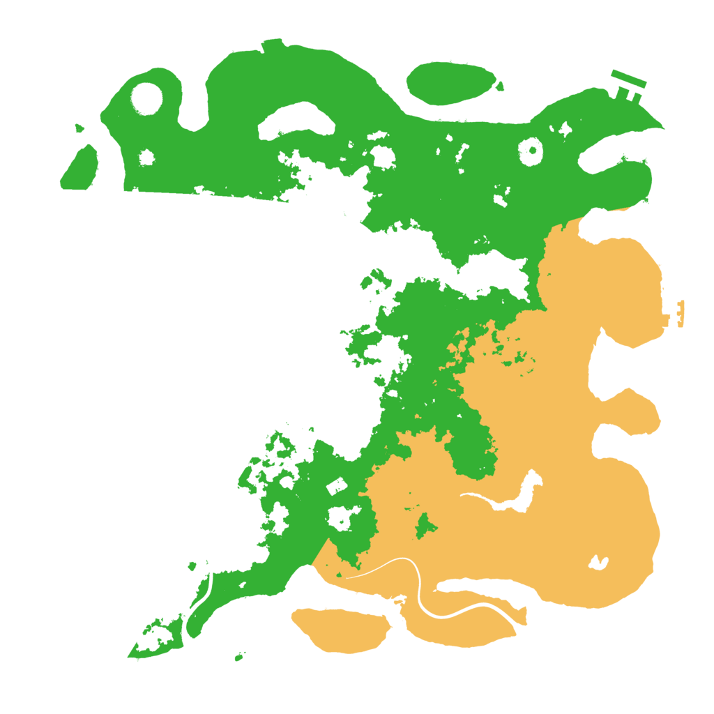 Biome Rust Map: Procedural Map, Size: 4000, Seed: 1357649