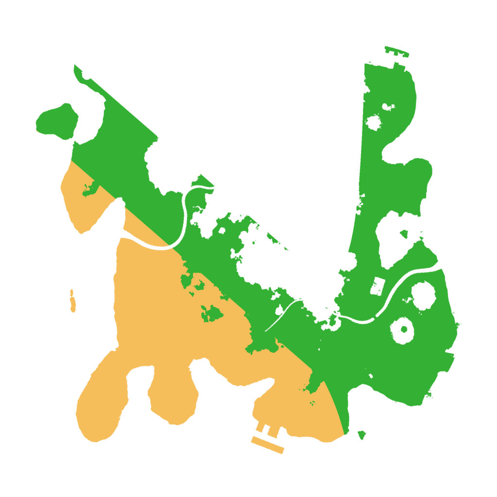 Biome Rust Map: Procedural Map, Size: 3000, Seed: 4664785