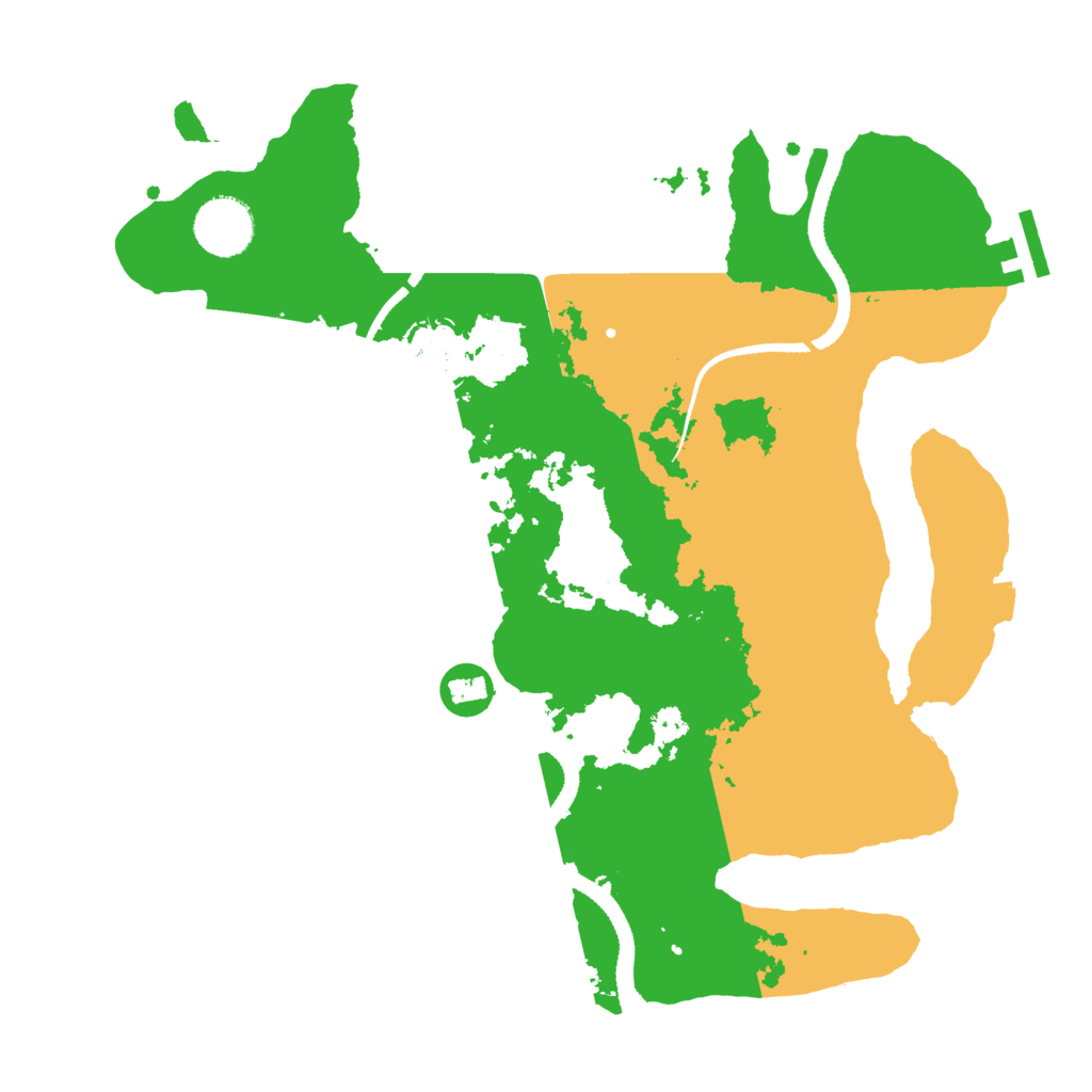 Biome Rust Map: Procedural Map, Size: 3250, Seed: 809986381