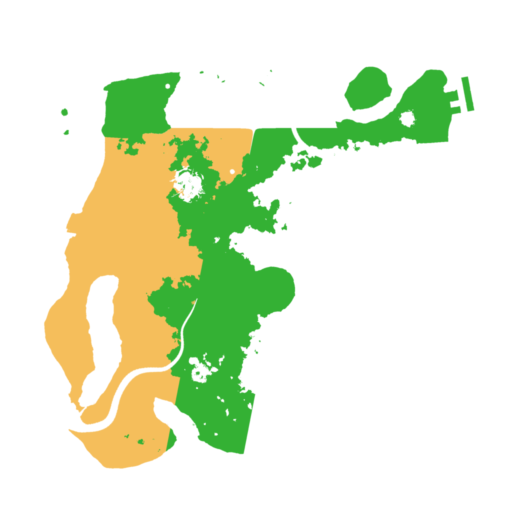 Biome Rust Map: Procedural Map, Size: 3000, Seed: 1653468488