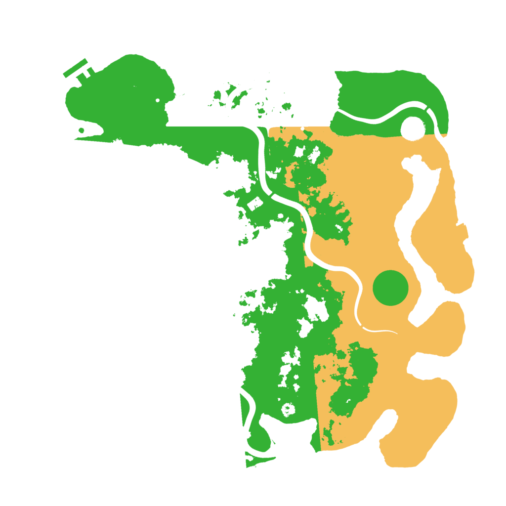 Biome Rust Map: Procedural Map, Size: 3750, Seed: 799105047
