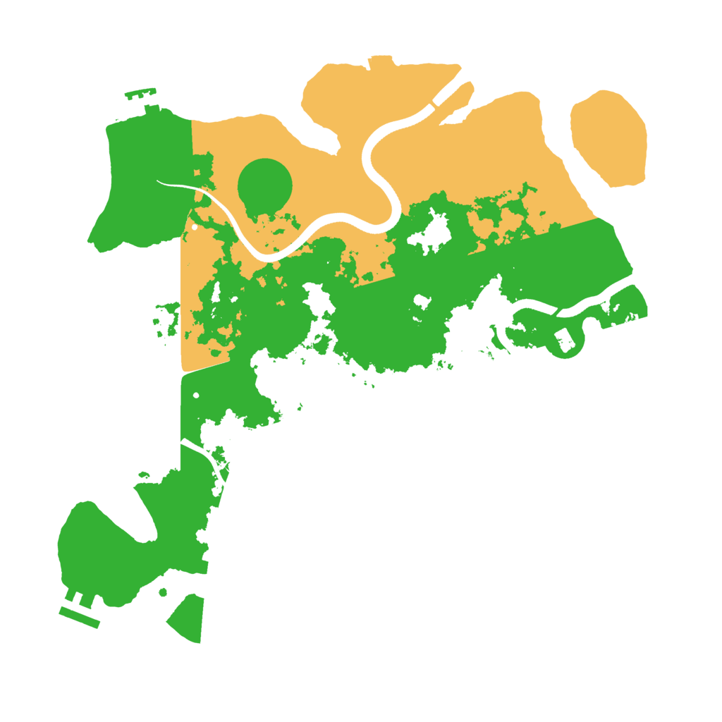 Biome Rust Map: Procedural Map, Size: 3500, Seed: 902819398