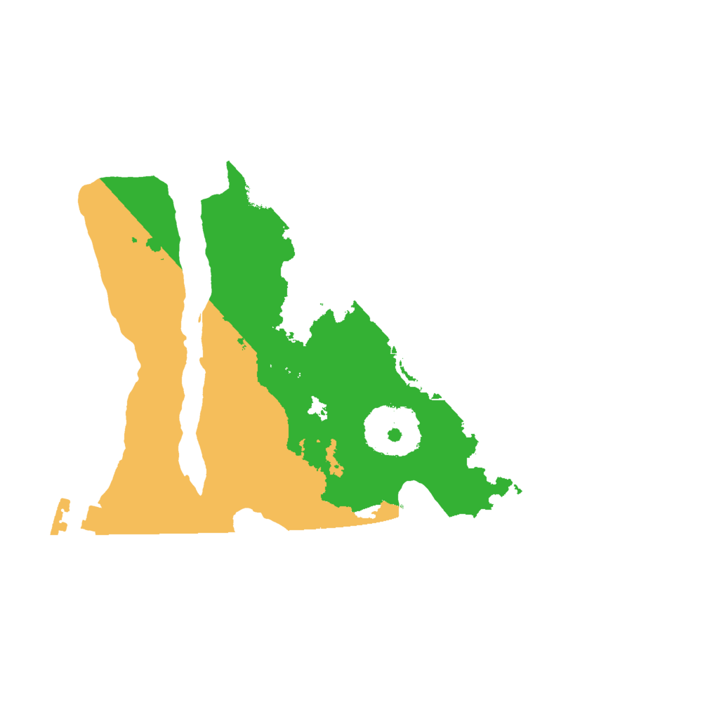 Biome Rust Map: Procedural Map, Size: 2007, Seed: 6666668