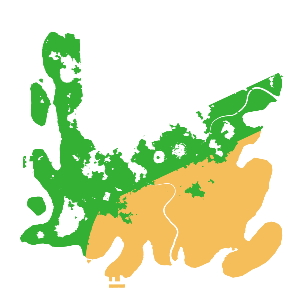 Biome Rust Map: Procedural Map, Size: 3750, Seed: 699554
