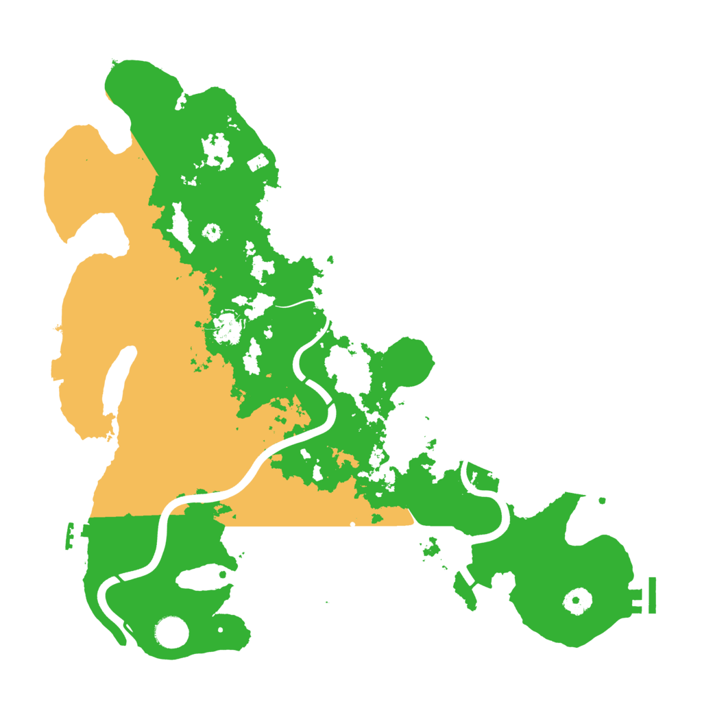 Biome Rust Map: Procedural Map, Size: 3900, Seed: 466502452
