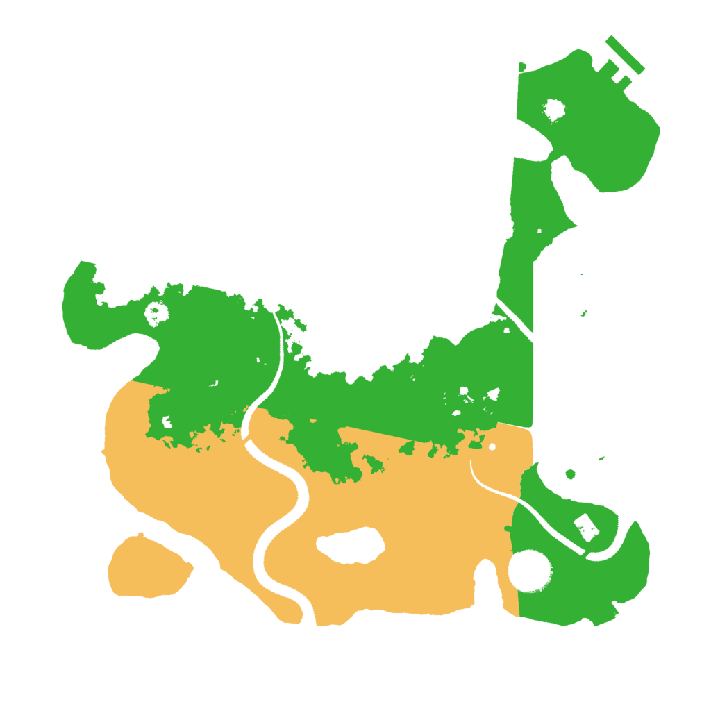 Biome Rust Map: Procedural Map, Size: 3000, Seed: 1346842218