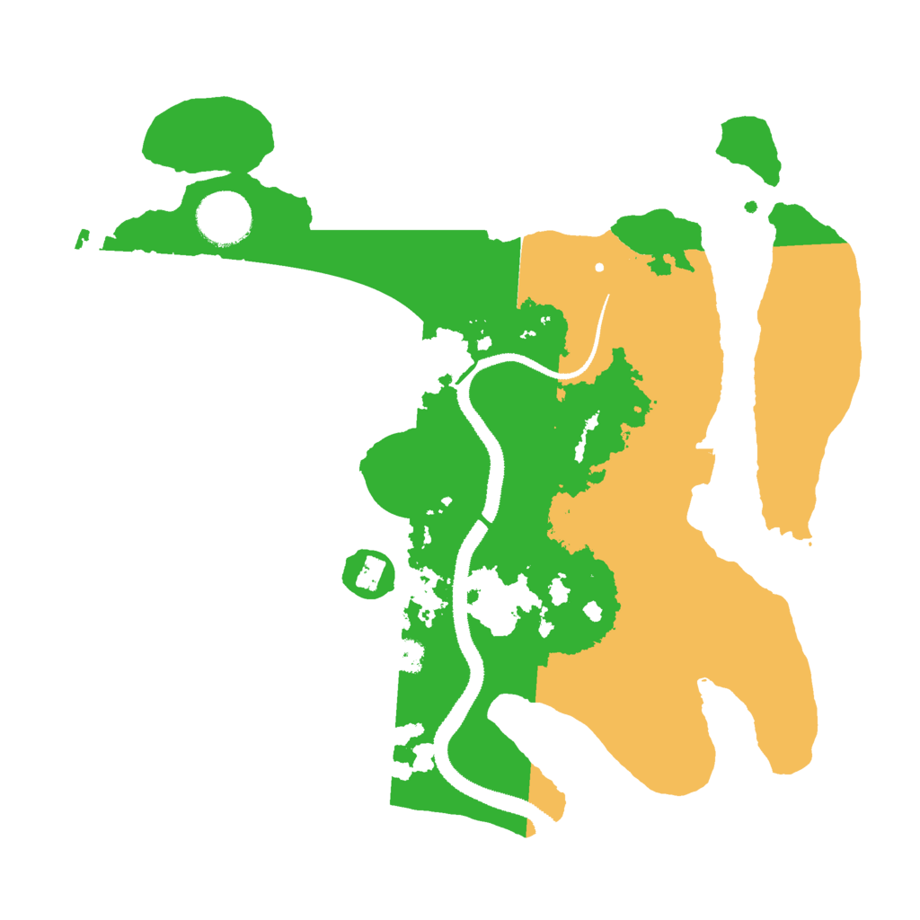 Biome Rust Map: Procedural Map, Size: 3000, Seed: 1838819260