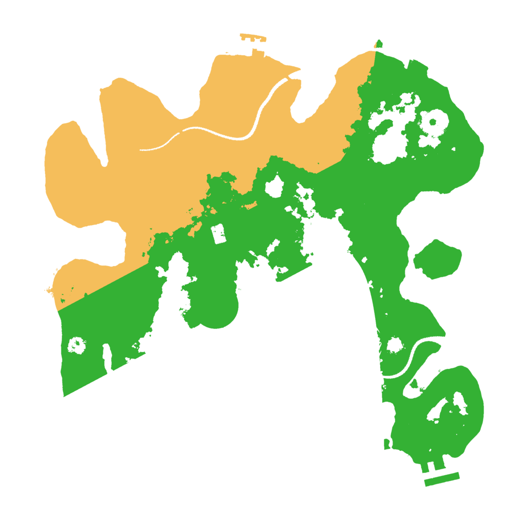 Biome Rust Map: Procedural Map, Size: 3000, Seed: 7649
