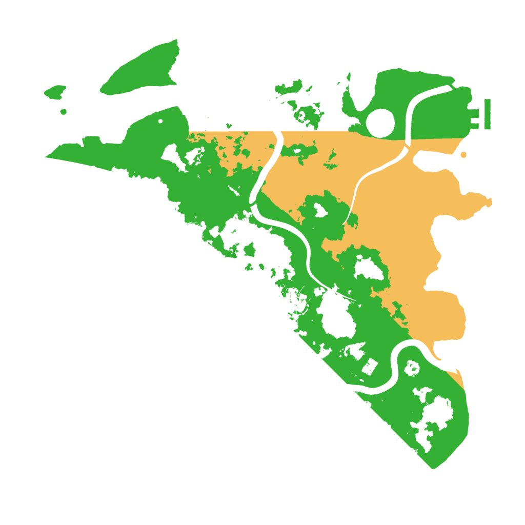Biome Rust Map: Procedural Map, Size: 3500, Seed: 903965612