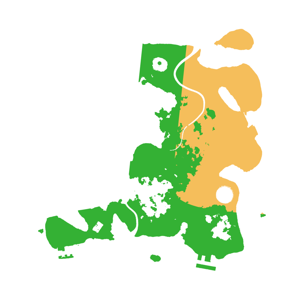 Biome Rust Map: Procedural Map, Size: 3000, Seed: 556539692